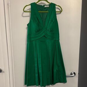 Calvin Klein Emerald Green Midi Dress